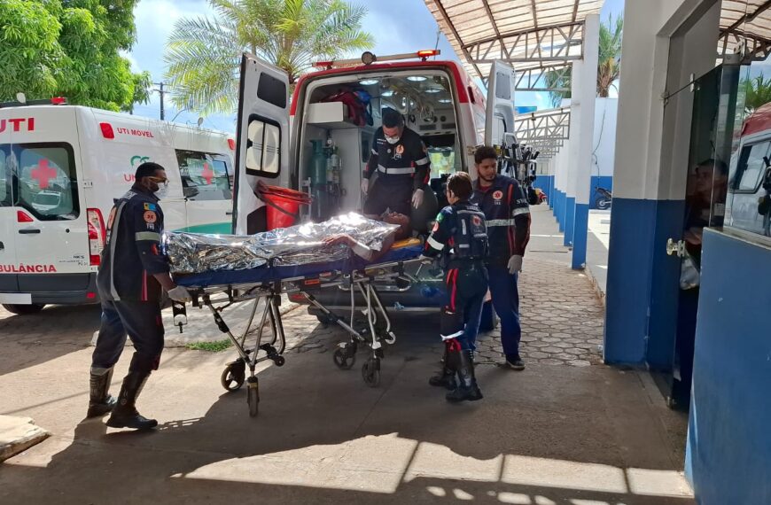 HOMEM É AGREDIDO COM GOLPES DE FACA E PEDAÇO DE MADEIRA E É SOCORRIDO EM ESTADO GRAVE NA ZONA LESTE DE PORTO VELHO