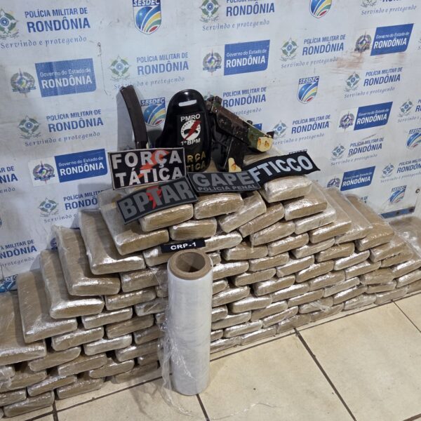 Bunker do Crime é Estourado: Mais de 100 kg de Maconha e Arsenal são Apreendidos em Porto Velho