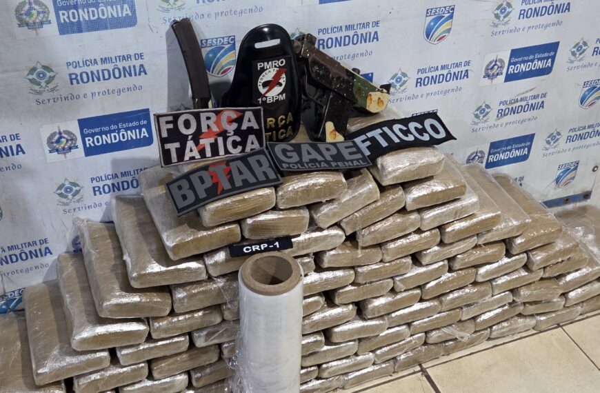 Bunker do Crime é Estourado: Mais de 100 kg de Maconha e Arsenal são Apreendidos em Porto Velho