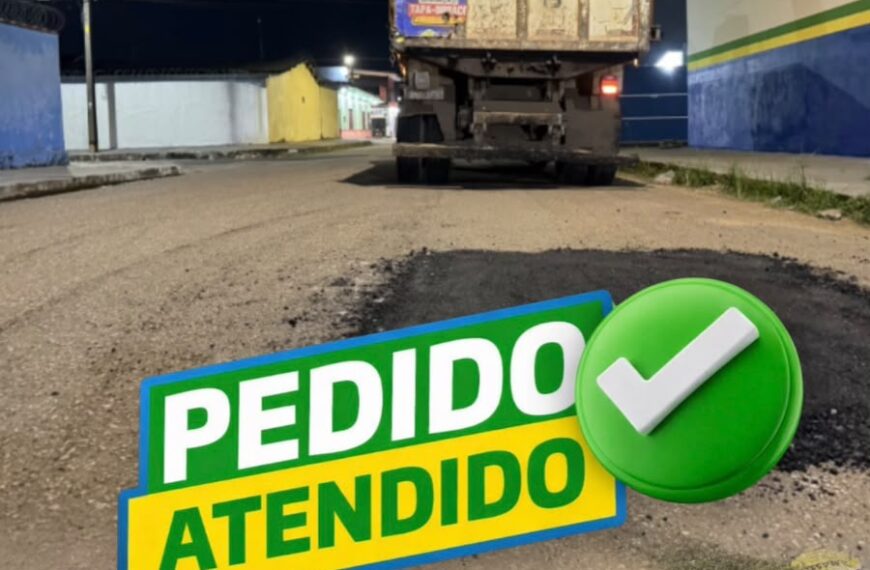 Solicitação do vereador Adriano Gomes é atendida e operação tapa-buraco beneficia entorno da Escola&hellip;