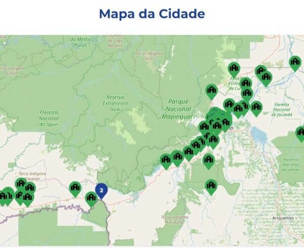 PVH+ facilita acesso a serviços municipais com mapa interativo em Porto Velho