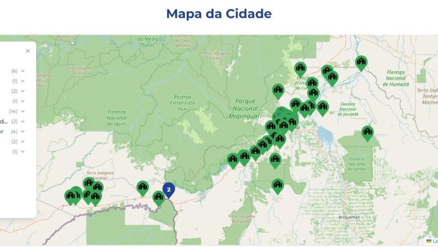 PVH+ facilita acesso a serviços municipais com mapa interativo em Porto Velho