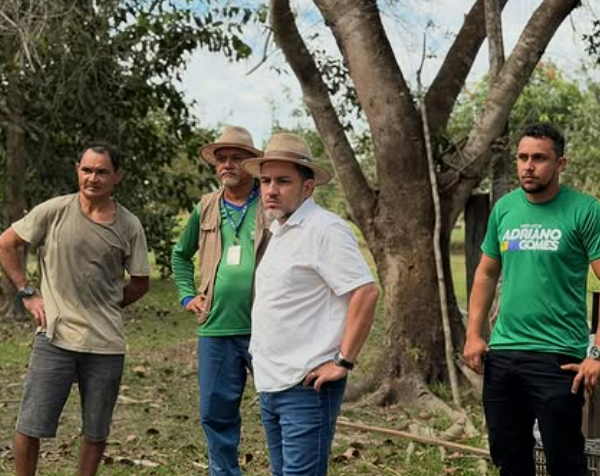 Vereador Adriano Gomes acompanha demandas do setor produtivo e reforça compromisso com a agricultura familiar