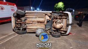 Forte colisão provoca capotamento de carro na região&hellip;