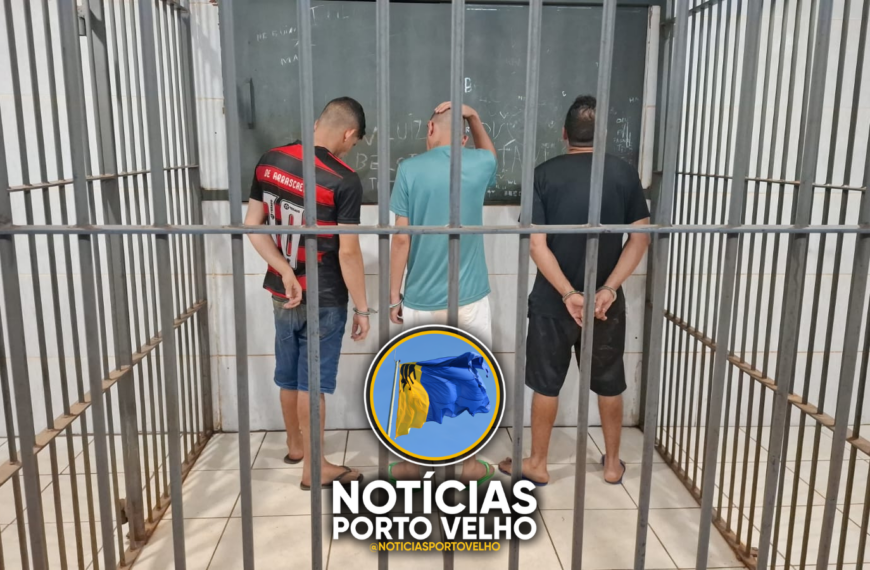 DENÚNCIA SOBRE IDOSO TERMINA COM DESCOBERTA DE BOCA DE FUMO, BAR FECHADO E TRÊS PRESOS EM PORTO VELHO