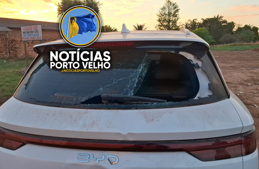 MOTOCICLISTA FICA FERIDA APÓS COLIDIR NA TRASEIRA DE CARRO ELÉTRICO NA ZONA LESTE DE PORTO VELHO
