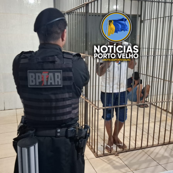 DESMANCHE INTERROMPIDO! BPTAR PRENDE DUPLA DESMONTANDO MOTO FURTADA NA ZONA SUL DE PORTO VELHO