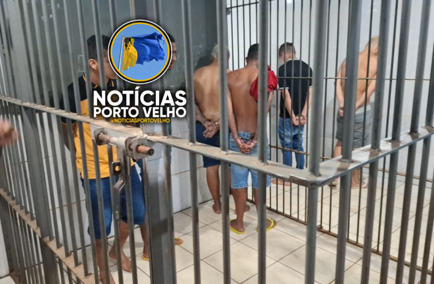 Megaoperação da PM prende seis suspeitos ligados a facção criminosa e apreende arma na zona Leste de Porto Velho