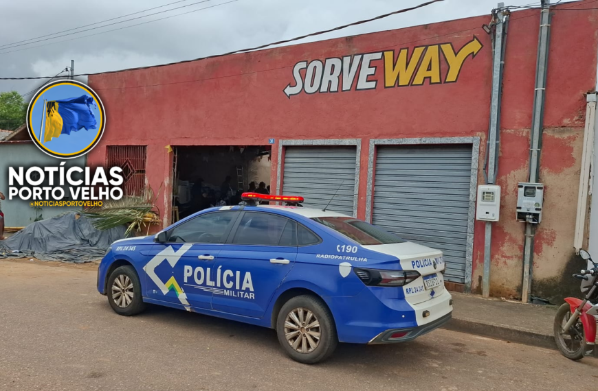 MULHER É MORTA A TIROS EM RESIDÊNCIA NA VILA DNIT; MARIDO É O PRINCIPAL SUSPEITO