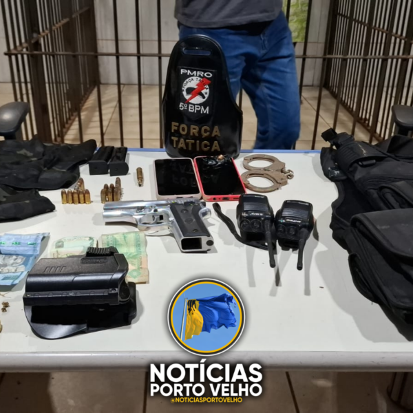 OPERAÇÃO SUFOCARE: INTEGRANTE DO CV É PRESO COM PISTOLA ROUBADA, MUNIÇÕES E OFERECE R$ 5 MIL DE PROPINA PARA SER&hellip;