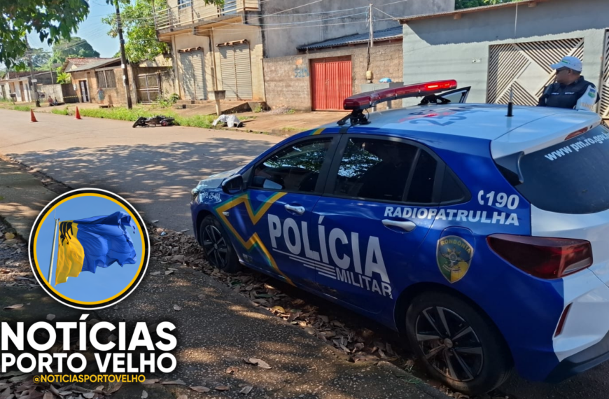 MOTOCICLISTA DE 34 ANOS MORRE APÓS ATROPELAR IDOSO DE 76 ANOS NA ZONA SUL DE PORTO VELHO