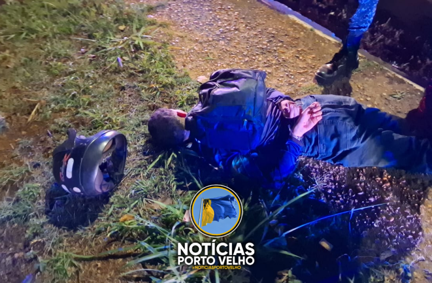 PERSEGUIÇÃO POLICIAL TERMINA COM UM SUSPEITO PRESO E OUTRO BALEADO NA ZONA LESTE DE PORTO VELHO