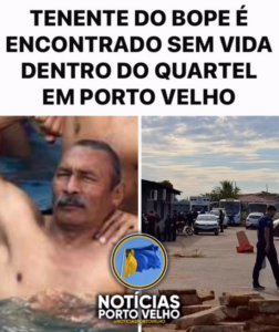 LUTO NA SEGURANÇA PÚBLICA: TENENTE DO BOPE É&hellip;