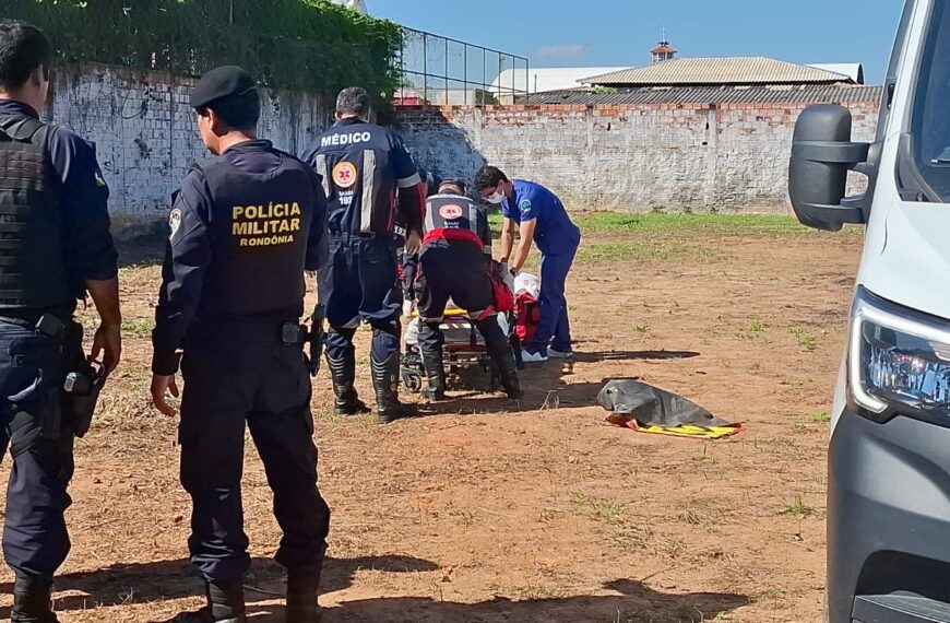 MULHER É ENCONTRADA AMARRADA E GRAVEMENTE FERIDA EM TERRENO BALDIO NA ZONA LESTE DE PORTO VELHO