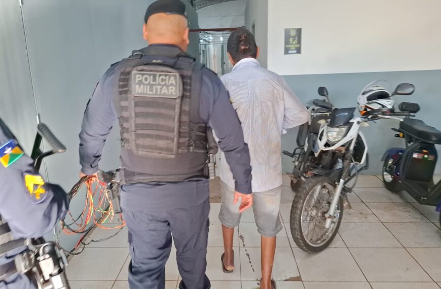 HOMEM É PRESO APÓS TENTAR FURTAR…