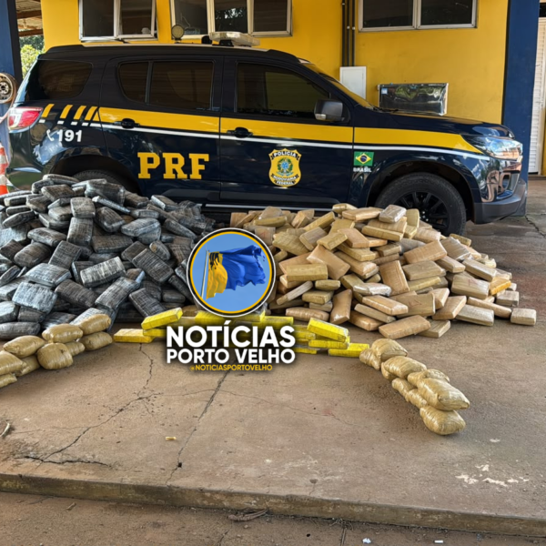 Caminhão com fundo falso é interceptado na BR-364 e mais de mil tabletes de drogas são apreendidos em Rondônia