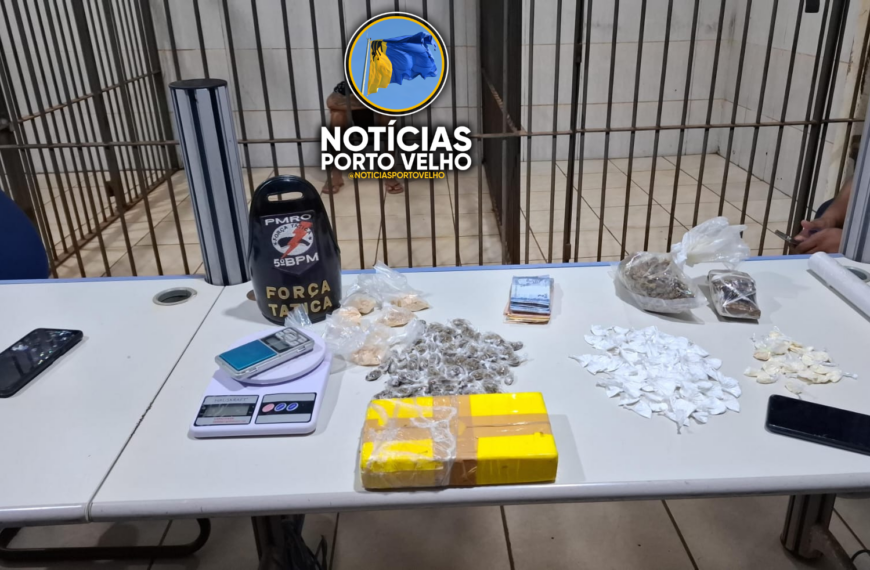FORÇA TÁTICA DO 5º BPM PRENDE SUSPEITO DE 30 ANOS E APREENDE GRANDE QUANTIDADE DE DROGAS DURANTE OPERAÇÃO CAÇADOR EM&hellip;
