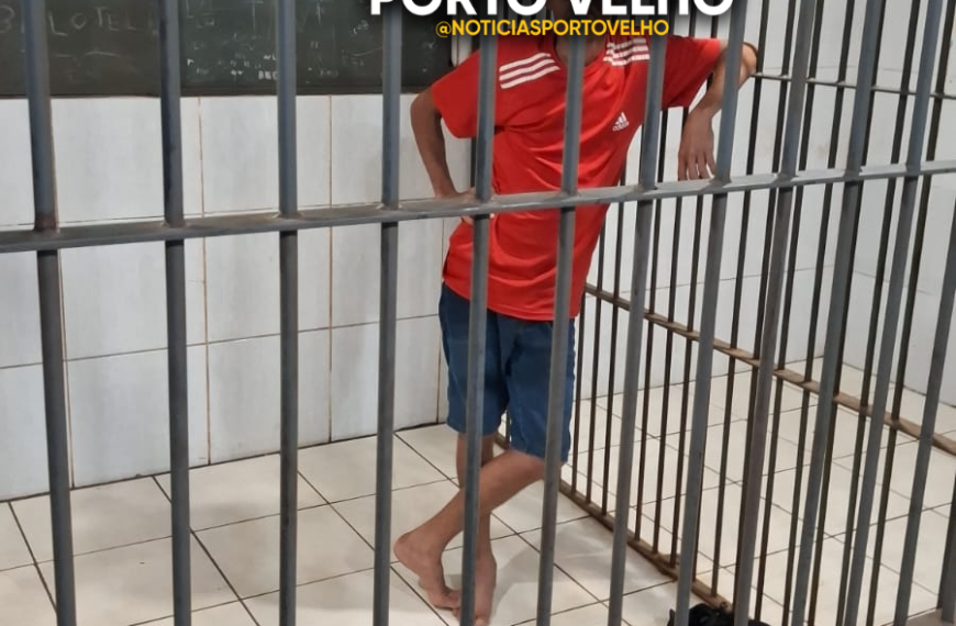 COM TESOURA, SUSPEITO FURTA MOTOCICLETA E ACABA PRESO APÓS CERCO DA PM EM PORTO VELHO