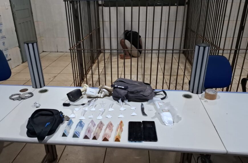 APENADO MONITORADO É PRESO COM PORÇÕES DE COCAÍNA EM SUPOSTA MERCEARIA DE FACHADA NO ORGULHO DO MADEIRA