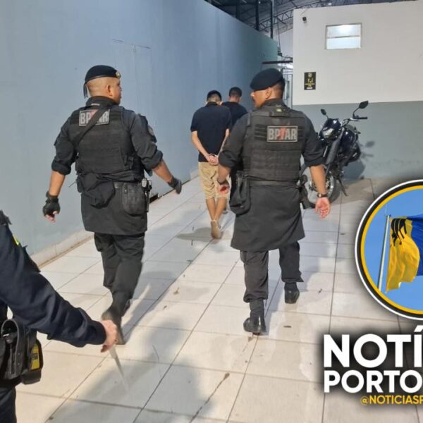 BPTAR fecha o cerco e apreende dupla de adolescentes após roubo com faca em Porto Velho