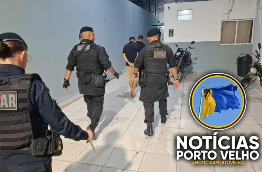 BPTAR fecha o cerco e apreende dupla de adolescentes após roubo com faca em Porto Velho