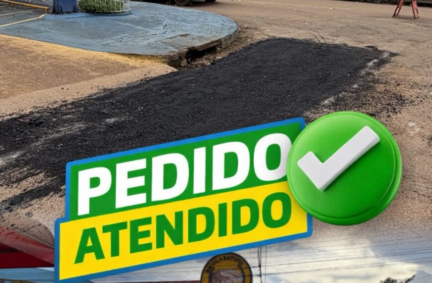 Pedido do vereador Adriano Gomes é atendido e Rua Jerônimo Santana recebe operação tapa-buraco