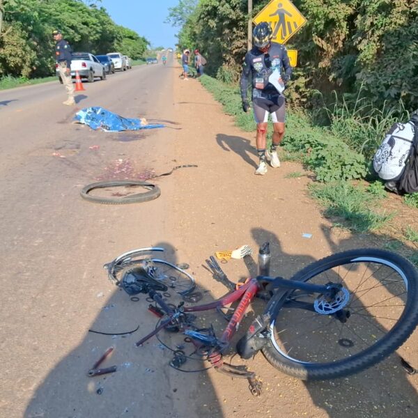 TRAGÉDIA: CICLISTA MORRE ESMAGADA POR CARRETA NA BR-319, EM PORTO VELHO
