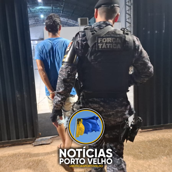 Força Tática prende suspeito com drogas e R$ 1,2 mil em dinheiro durante abordagem em Porto Velho