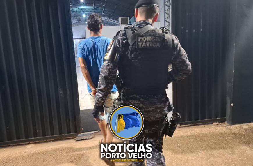 Força Tática prende suspeito com drogas e R$ 1,2 mil em dinheiro durante abordagem em Porto Velho