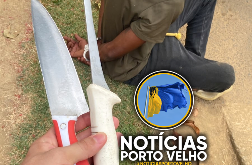 TENSÃO EM CRECHE: HOMEM INVADE INSTITUIÇÃO E É DETIDO COM DUAS FACAS