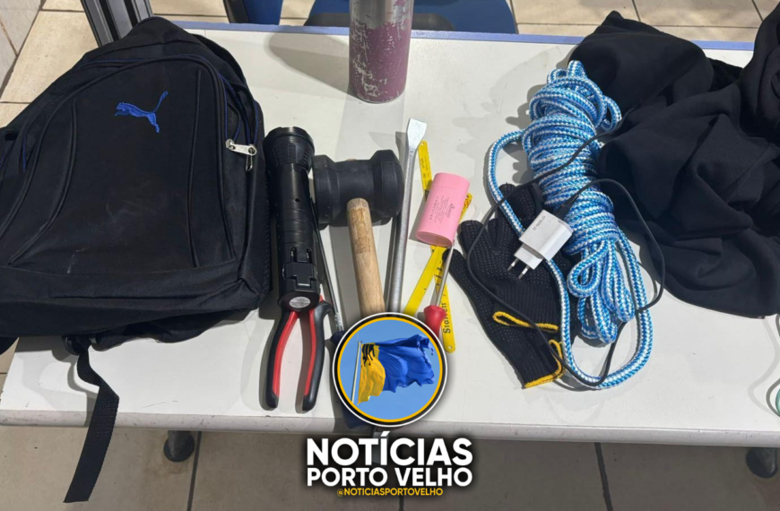 CRIMINOSOS DE BRASÍLIA, ESPECIALIZADOS EM FURTOS A SHOPPING CENTERS, SÃO PRESOS DURANTE TENTATIVA DE FURTO EM PORTO VELHO