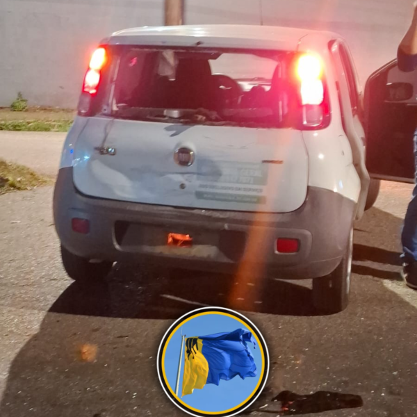 MOTOBOY DE 29 ANOS FICA EM ESTADO GRAVE APÓS BATER NA TRASEIRA DE VEÍCULO OFICIAL DA SESAU