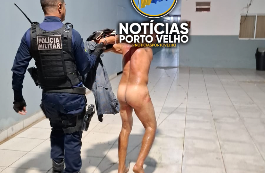 HOMEM DE 47 ANOS RESISTE À PRISÃO APÓS AMEAÇAR COMPANHEIRA DE 53 ANOS EM PORTO VELHO