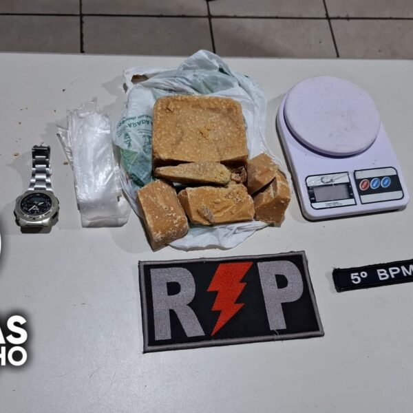 HOMEM DE 39 ANOS É PRESO COM QUASE 850 GRAMAS DE CRACK NA ZONA LESTE DE PORTO VELHO
