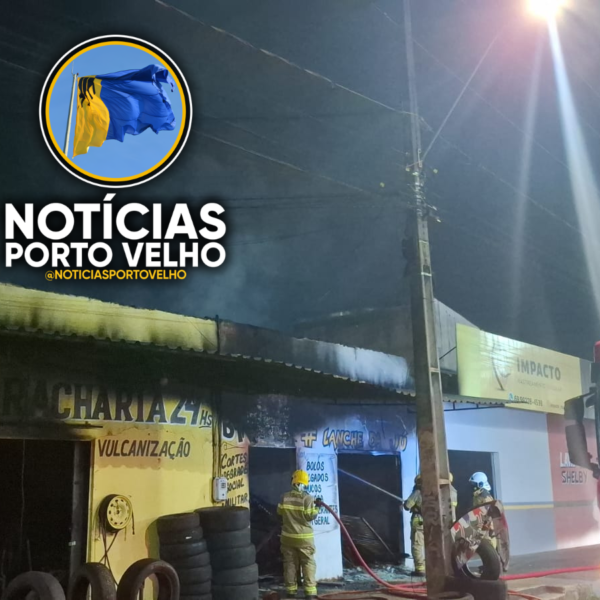 FOGO DESTRÓI COMÉRCIOS NA ZONA LESTE DE PORTO VELHO E ATINGE QUARTO ESTABELECIMENTO