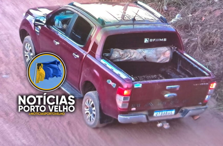Idoso é amarrado e algemado durante roubo de caminhonete em propriedade rural de Porto Velho