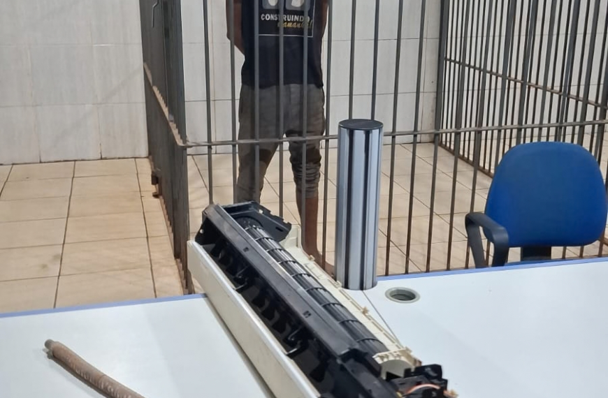 HOMEM É PRESO APÓS SER ENCONTRADO DORMINDO DENTRO DE ASSOCIAÇÃO NA ZONA LESTE DE PORTO VELHO