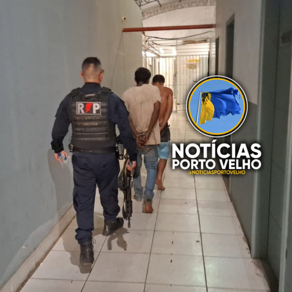 Ação rápida da PM termina com recuperação de objetos furtados e dois conduzidos em Porto Velho