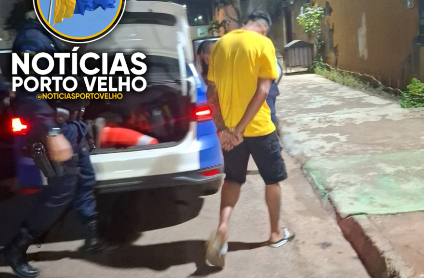 JOVEM TENTA TOMAR ARMA DE PM, É BALEADO NA PERNA E COMPARSA ACABA PRESO EM PORTO VELHO
