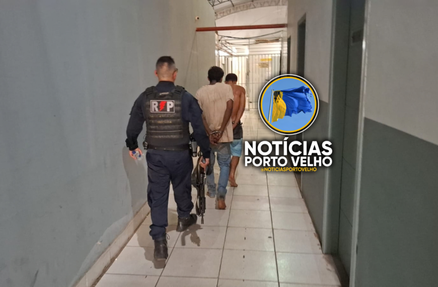 Ação rápida da PM termina com recuperação de objetos furtados e dois conduzidos em Porto Velho